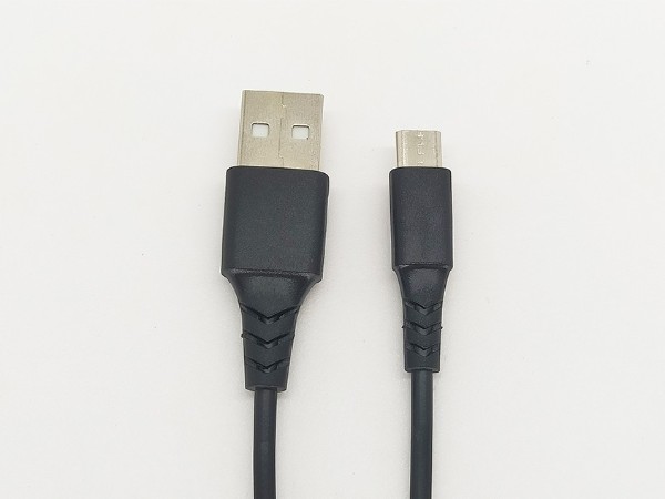 黑色PVC Micro USB數(shù)據(jù)線，安卓數(shù)據(jù)線定制廠家
